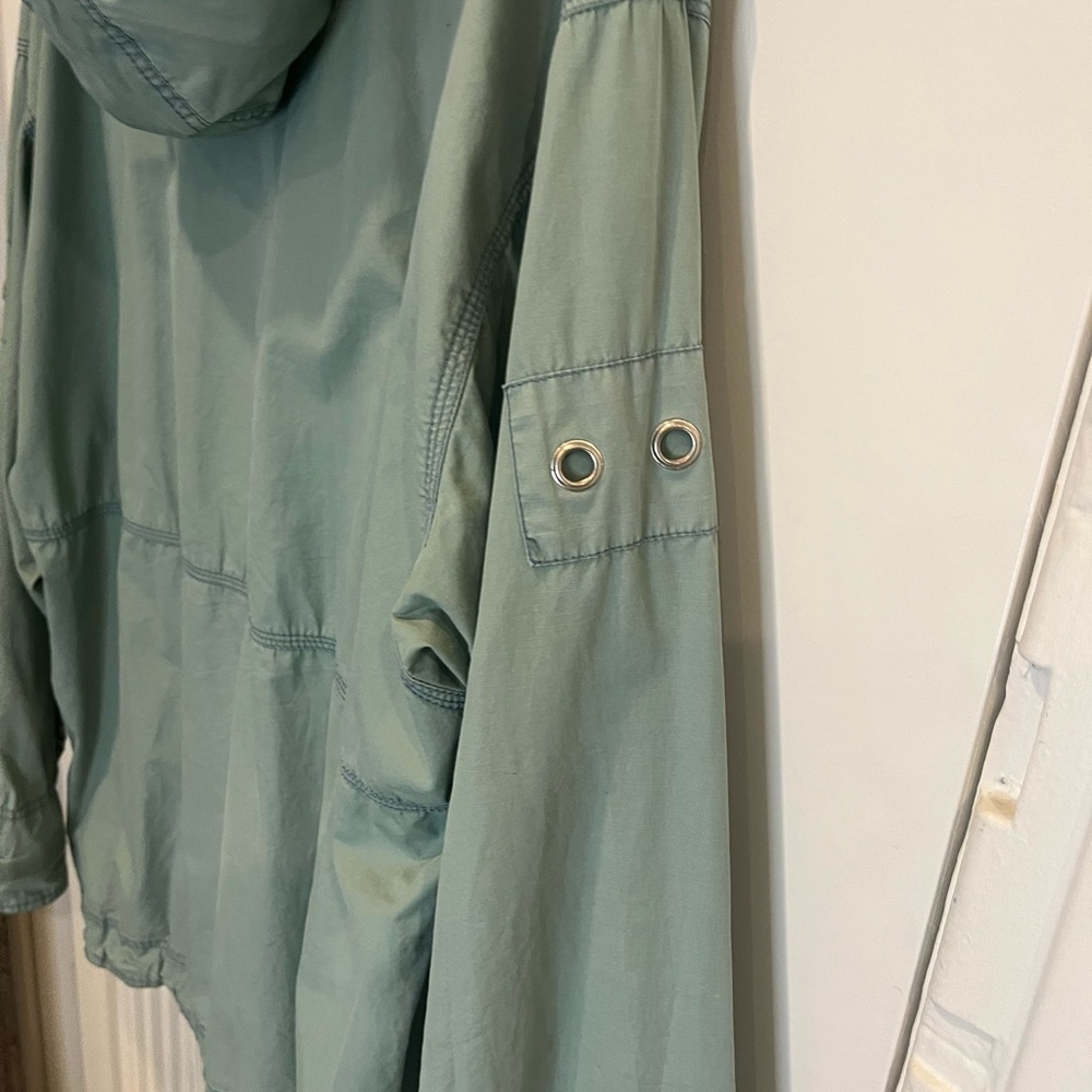 Vintage Gap pull over mint green wind breaker - Picture 7 of 10